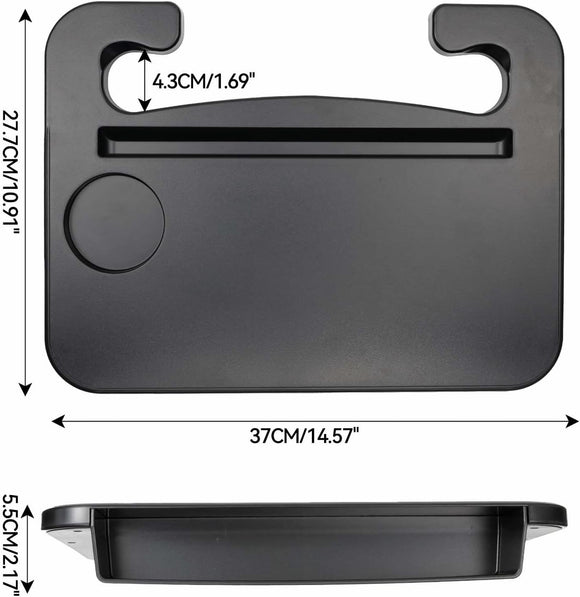Rivian R1T / R1S Steering Wheel Tray - 3-in-1 Tray with Car Seat Gap Storage