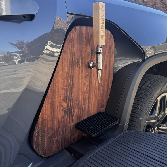 Gear Tunnel Keg Tap for Rivian R1T (2022-2025) Gen 1/2