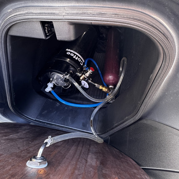 Gear Tunnel Keg Tap for Rivian R1T (2022-2025) Gen 1/2